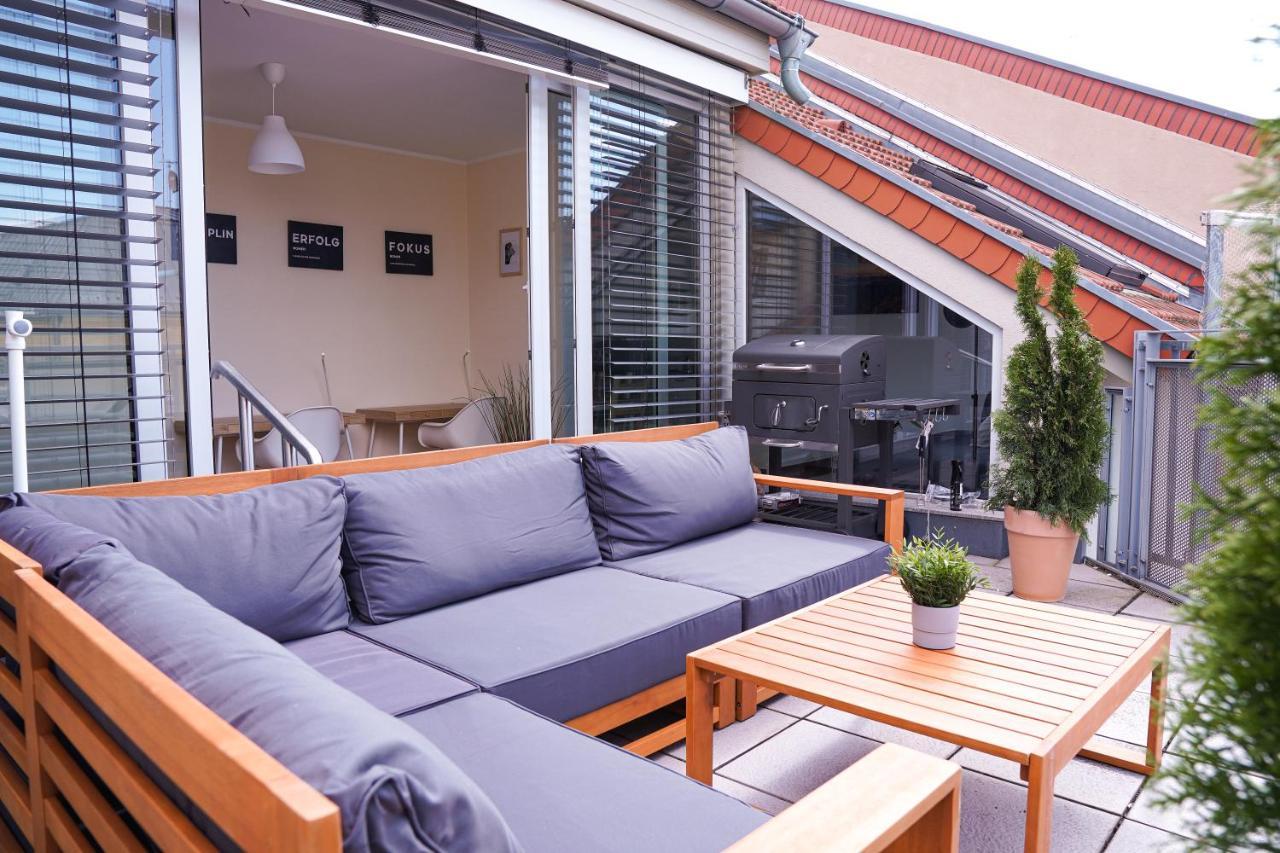 Fullhouse - Halle - Ab7 Rooftop - Bbq Grill - Elevator - Balcony Bagian luar foto