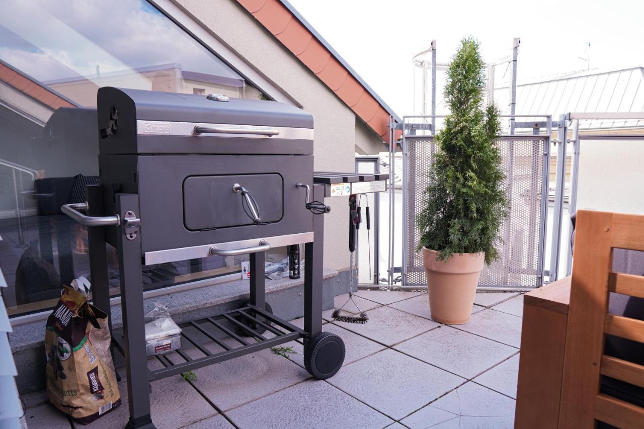 Fullhouse - Halle - Ab7 Rooftop - Bbq Grill - Elevator - Balcony Bagian luar foto